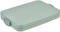 Mepal lunchbox sandwich box flat - Nordic sage - fits 4 slices of bread