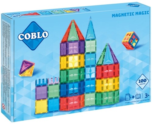 Coblo Toy Magnetic Tiles Classic 100 Pieces