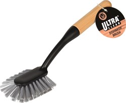 Koopman dish brush black bamboo - sustainable cleaning brush