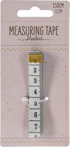 Measuring tape white flexible 1.5 meters for hobby and sewing