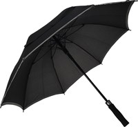 Toy umbrella black with grey edge 104cmx82cm for children