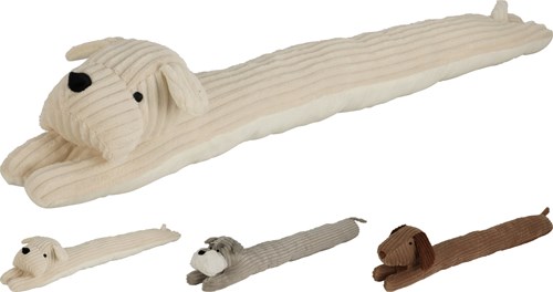 Draught stopper dog 90cm - cuddly door draft blocker for kids