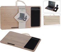 HH - Koopman laptop tray with cushion brown 575x305x40mm toy