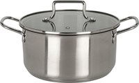 Cooking pan RVS toy with glass lid - 20cm - play kitchen