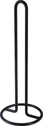 Excellent Houseware kitchen roll holder black metal - 35x12 cm table accessory