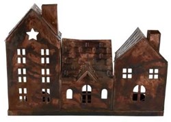 HBX natural living tealight holder decorative metal bronze mood light