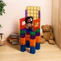 Coblo toy magnetic tiles Pastel base plates 2 pieces-3