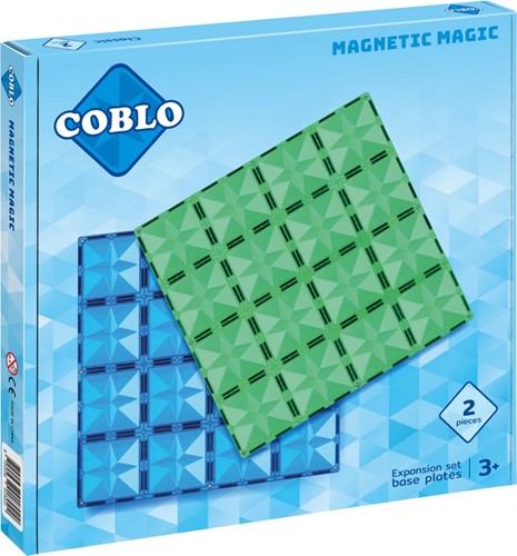 Coblo toy magnetic tiles Classic base plates 2 pieces