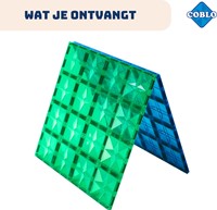 Coblo toy magnetic tiles Classic base plates 2 pieces-3