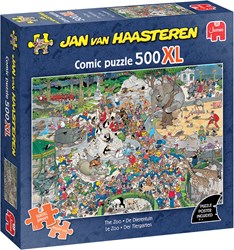 Jumbo jigsaw puzzle Jan van Haasteren 500XL animals zoo XL pieces adults