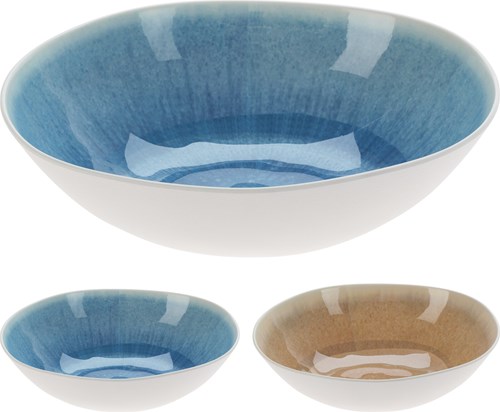 Koopman melamine tableware bowl beach 300x90mm assorted tableware