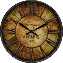 Wall clock decorative plastic Roman numerals 21cm kitchen clock