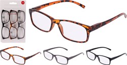 Reading glasses set educational toy 3 pieces on card assorted multicolor