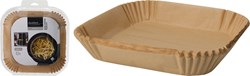 Baking paper airfryer square 20x20cm 50 pieces for kitchen fun