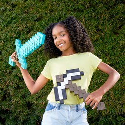 Mattel Minecraft toy Iron Pickaxe for roleplay and adventure