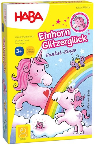 Haba Unicorn Glitterluck bingo game - educational kids game multicolor-2