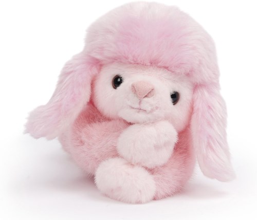 One Love plush pink poodle Millie - soft cuddly toy pink dog-3