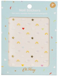 Oh Flossy nail stickers kids toy - Nail Stickers Sky multi