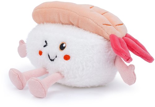Besitos squishy toy - sushi shrimp flame 20cm plush-2