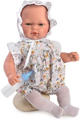 Asi baby doll Oli 30cm - doll with red flowered bodysuit