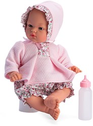 Asi doll baby doll 36cm pink floral clothes - toy doll