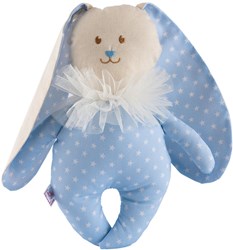 Asi baby doll Mateo 34cm - soft doll blue with stars