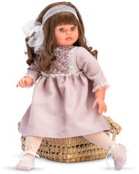 Asi baby doll Pepa 57cm - dolls toy - old rose clothes