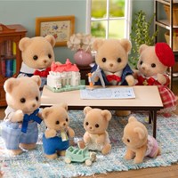 Sylvanian Families 5853 Biscuit Beer Zus en Broer - Picknick Set-3