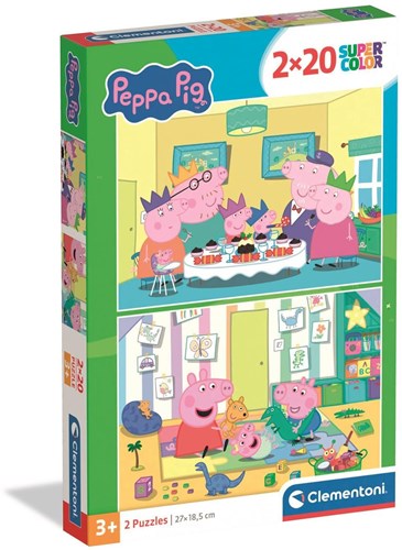 Clementoni Peppa Pig puzzle 2x20 pieces - Peppa Pig toy