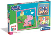 Clementoni Peppa Pig puzzle 3x48 pieces - Peppa Pig toy