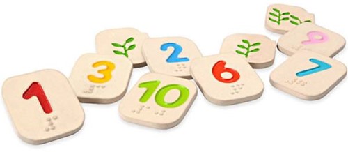 Plan Toys Braille Nummers 1-10