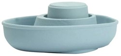 PlanToys Wooden Toys Rubber Convertible Boat-Pastel Blue