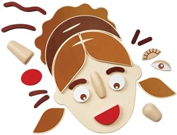 PlanToys Wooden Toys Build A Face