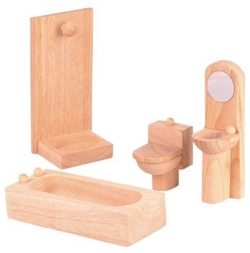 PlanToys Wooden Toys Bathroom-Classic