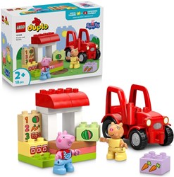 LEGO Duplo tractor and market stall - educational building toy