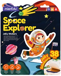 Mieredu sticker toy Dino Land - creative jelly sticker set