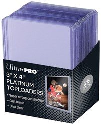 Ultra Pro card holder Platinum Toploader ultraclear 25 pieces