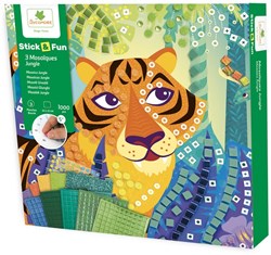 Sycomore mosaic craft set jungle for children aged 5 and up