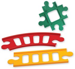 Tolo train track set First Friends - 7 pieces colorful toy