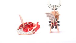 Bajo fantasy animals - dragon toy made of cardboard and plastic