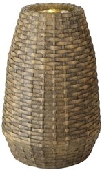 Lumineo LED fountain outdoor wicker 35x50cm warm white garden lighting