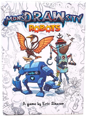 Asmodee board game MonsDRAWsity Robots expansion 50 cards