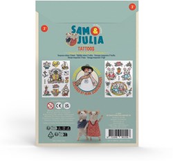 Het Muizenhuis tattoo stickers Sam and Julia - toy tattoos