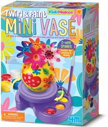 4M Floral Art Studio creative craft set for kids with spinner