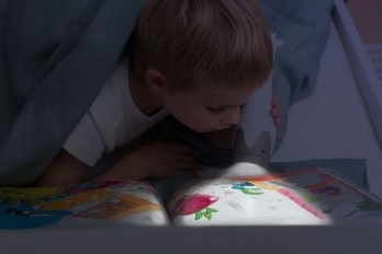 Zazu nightlight torch Gina grey - child-friendly LED lamp-3