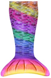 Kuaki mermaid blanket Rainbow - fleece kids blanket multicolor