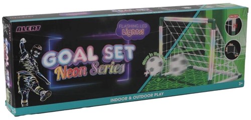 OttoSimon sports goal with light football set including ball and pump