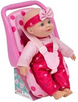 Baby Boo baby doll with car seat - talking doll 30cm toy