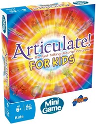 Tomy board game Articulate for kids mini travel party game