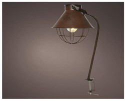 Lumineo LED balcony lighting outdoor with clamp - stylish battery lamp